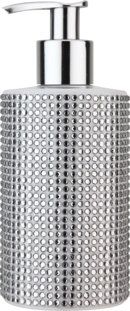 Viviane Gray Gemstone - White Diamonds Cream Soap Dispenser