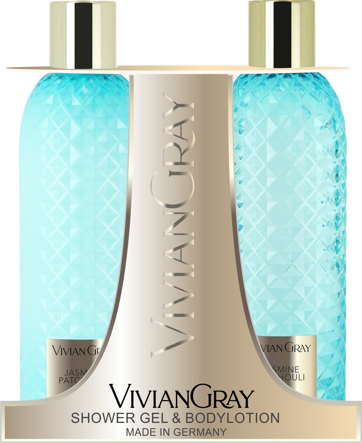Viviane Gray Gemstone - Jasmine & Patch Set Shower Gel & Body Lotion