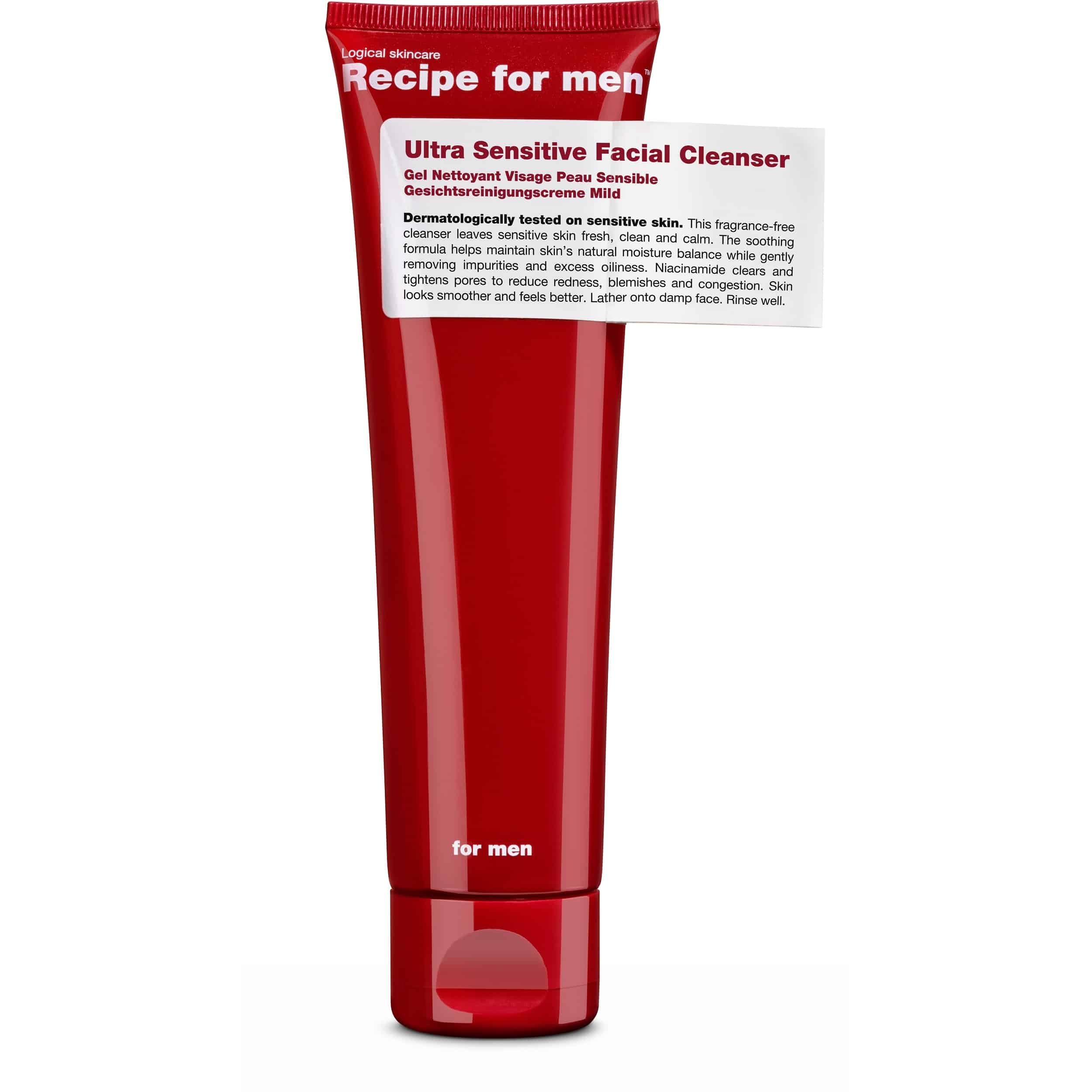 Recipe For Men – Recipe Cleanser Facial U/Sensitive Recipe For Men - Recipe Cleanser Facial U/Sensitive