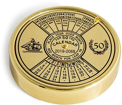 Authentic Models 50 Year Calendar