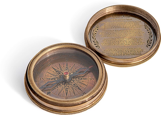 Authentic Models Antique Pocket Compass Authentic Models Antique Pocket Compass