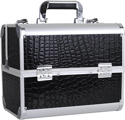 Make Case Leather Finish - Black & Silver