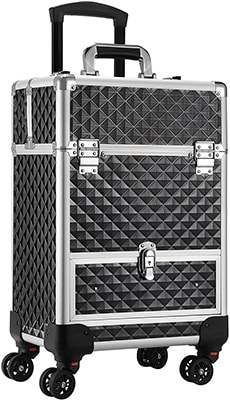 Trolley Make Up Case - Black