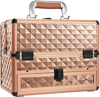 Make Up Case Aluminium - Gold