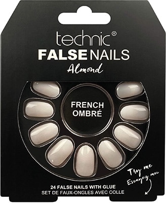 Technic False Nails – Almond French Ombre Technic False Nails - Almond French Ombre