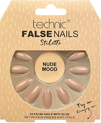 Technic Technic Stiletto Nude Mood False Nails Technic Technic Stiletto Nude Mood False Nails