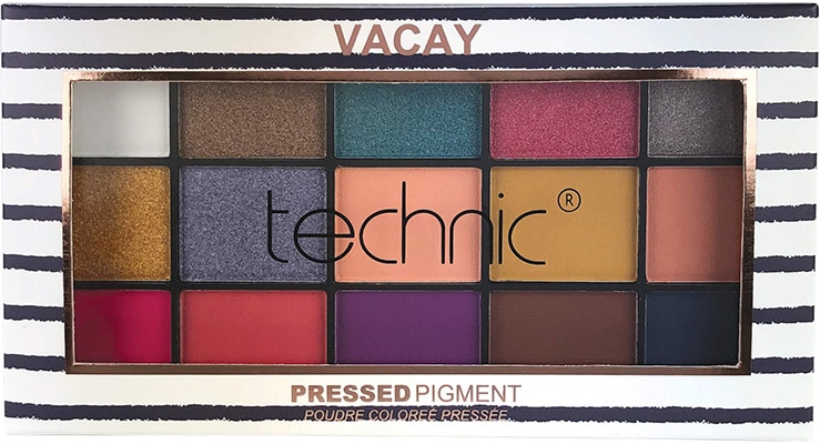 Technic Pressed Pigment Eyeshadow Palette – Vacay Technic Pressed Pigment Eyeshadow Palette - Vacay