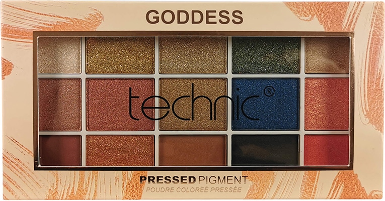 Technic Pressed Pigment Eyeshadow Palette – Goddess Technic Pressed Pigment Eyeshadow Palette - Goddess