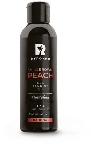 Byrokko Peach Sun Tanning Oil