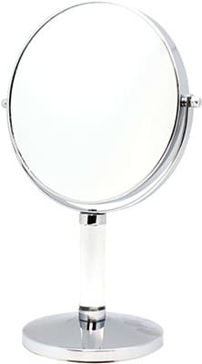 Danielle Vanity Mirror Acrylic Stem Chrome True Image / x 7
