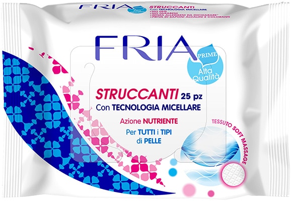 Fria  Make Up Remover with Micellar Technology x 25 wipes
