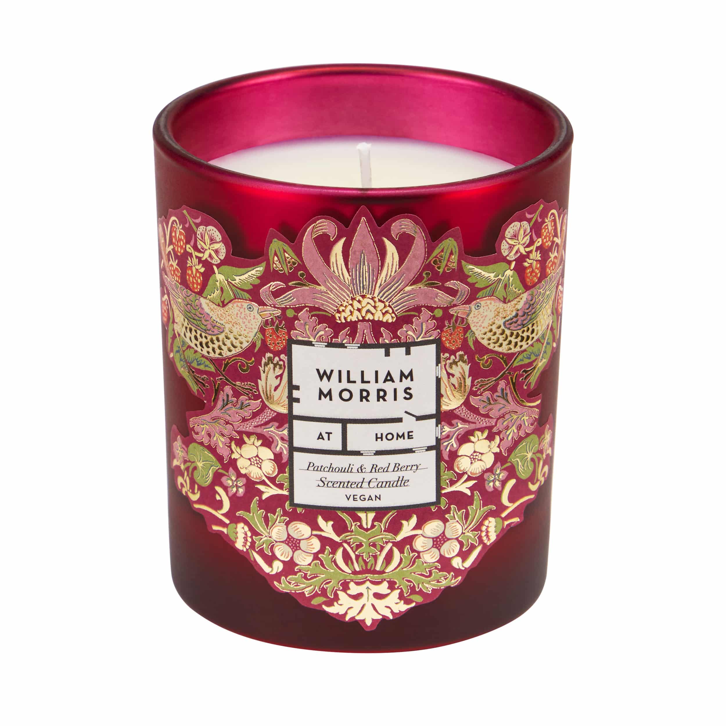 Heathcote & Ivory William Morris Home Friendly Welcome Patcouli & Red Berry Scented Candle Heathcote & Ivory William Morris Home Friendly Welcome Patcouli & Red Berry Scented Candle