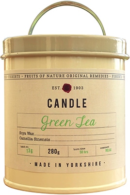 Fikkerts  Green Tea Candle Tin Large