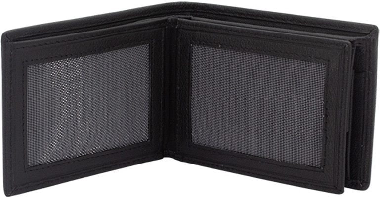 Friedrich Mini Horizontal Wallet Goat Leather Black Friedrich Mini Horizontal Wallet Goat Leather Black - Image 3