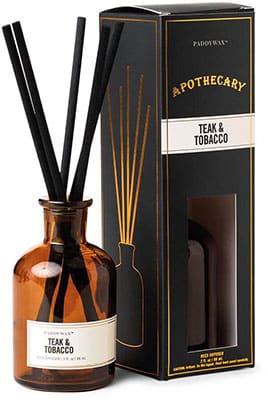 Gentlemens Hardware Paddy Wax Apothecary Amber Glass Diffuser Teak & Tabacco Gentlemens Hardware Paddy Wax Apothecary Amber Glass Diffuser Teak & Tabacco