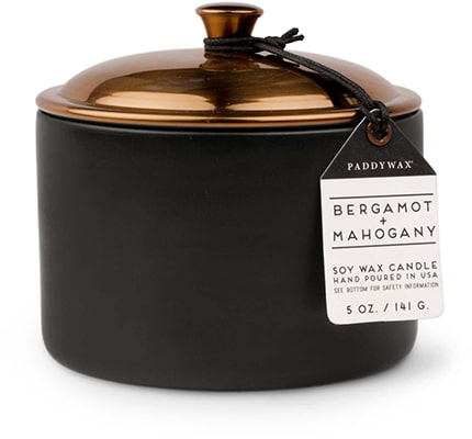 Gentlemens Hardware Paddy Wax Hygge Ceramic Candle Black Gentlemens Hardware Paddy Wax Hygge Ceramic Candle Black