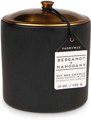 Gentlemens Hardware Paddy Wax Hygge 3 Wick Ceramic Candle Black Gentlemens Hardware Paddy Wax Hygge 3 Wick Ceramic Candle Black