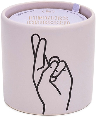 Gentlemens Hardware Paddy Wax Impressions Ceramic Candle Lavender Fingers Crossed Gentlemens Hardware Paddy Wax Impressions Ceramic Candle Lavender Fingers Crossed
