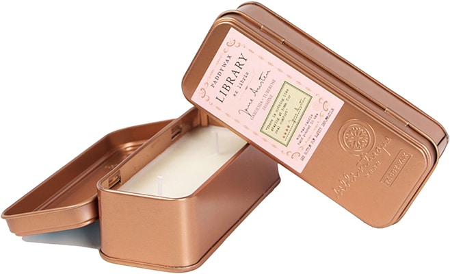 Gentlemen's Hardware Library Two Wick Travel Tin - Jane Austen