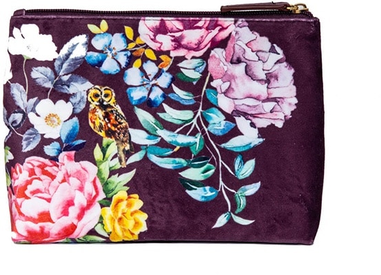 Heathcote & Ivory  The Artist's Journey - Velvet Cosmetic Bag