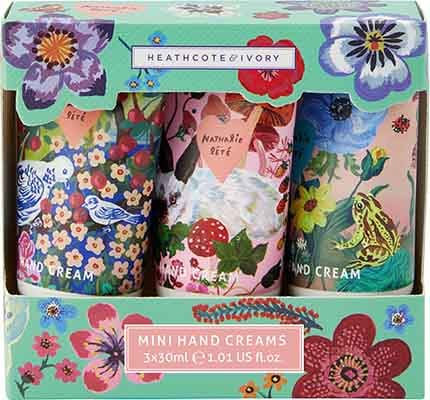 Heathcote & Ivory Myrtle Woods Mini Hand Creams Heathcote & Ivory Myrtle Woods Mini Hand Creams