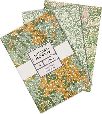 William Morris at Home – Useful & Beautiful Set Of 3 A5 Notebook William Morris at Home - Useful & Beautiful Set Of 3 A5 Notebook - Image 2