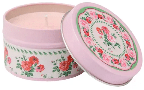 Heathcote & Ivory – Cath Kidston – Coming Up Roses Candle Tin Heathcote & Ivory - Cath Kidston - Coming Up Roses Candle Tin