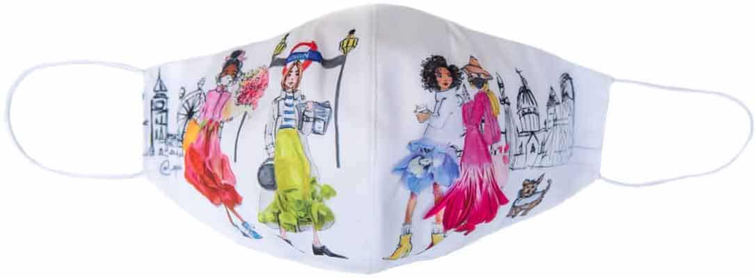 Heathcote & Ivory  Meredith Wing - Reusable Face Mask