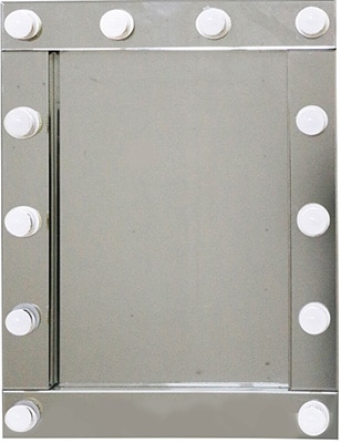 Hollywood Silver Mirror 62x80cm