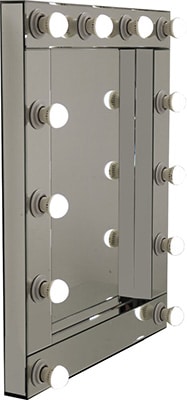 Hollywood Silver Mirror 62x80cm Hollywood Silver Mirror 62x80cm - Image 2