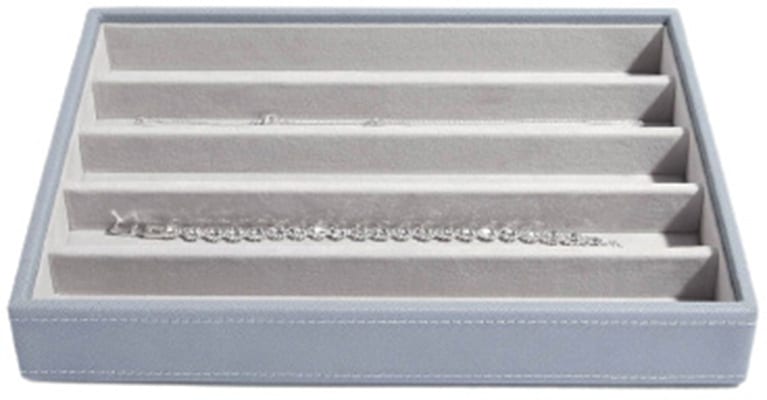 Stackers Stackers Dusky Blue Classic 5 Sec Necklace Stacker Stackers Stackers Dusky Blue Classic 5 Sec Necklace Stacker