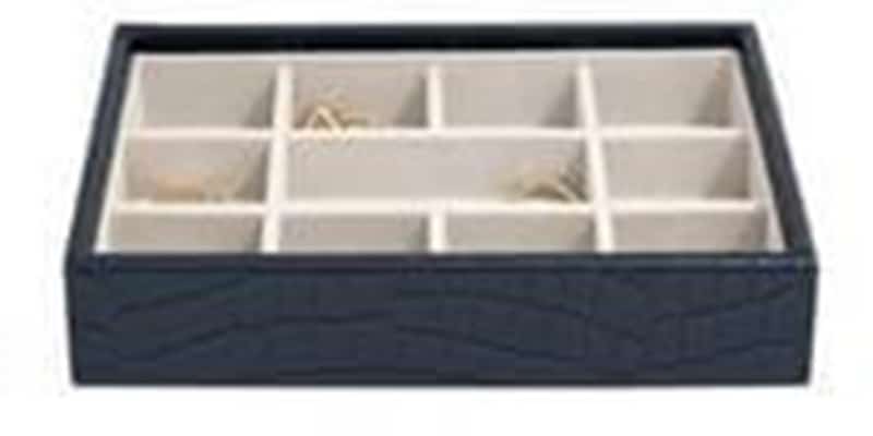 Stackers Navy Croc Mini 11 Sections Stackers Navy Croc Mini 11 Sections