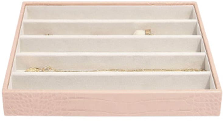Stackers Stackers Pastel Pink Croc 5 Section Stackers Stackers Pastel Pink Croc 5 Section