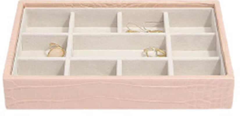 Stackers Stackers Pastel Pink Croc Mini 11 Section Stackers Stackers Pastel Pink Croc Mini 11 Section