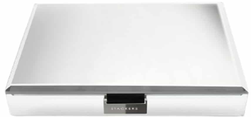Stackers Stackers Clear Glass Lidded Section Stackers Stackers Clear Glass Lidded Section