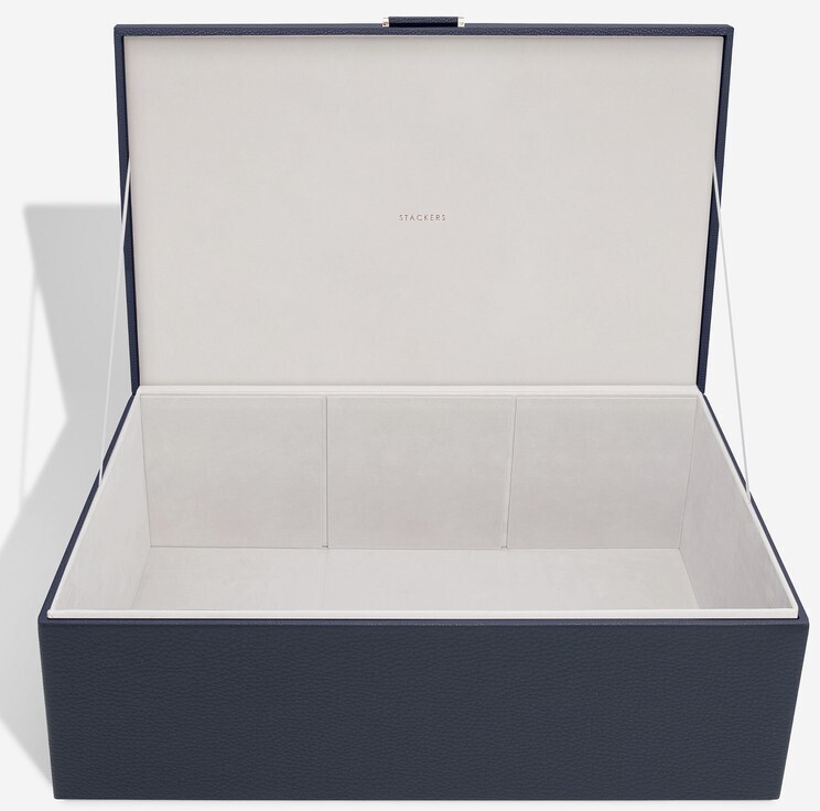 Stackers – Navy Large Storage Box Stackers - Navy Large Storage Box