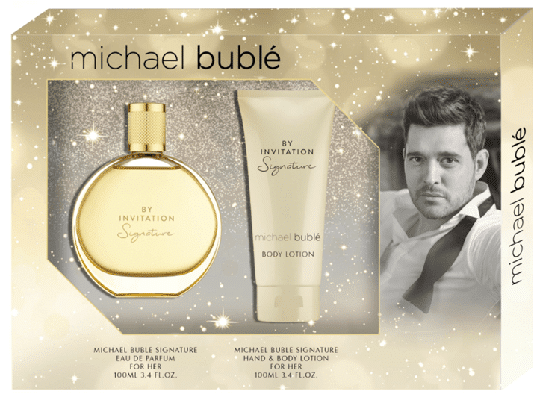 Michael Buble By Invitation- Signature* Gift Pack Eau De Parfum 100ml Michael Buble By Invitation- Signature* Gift Pack Eau De Parfum 100ml