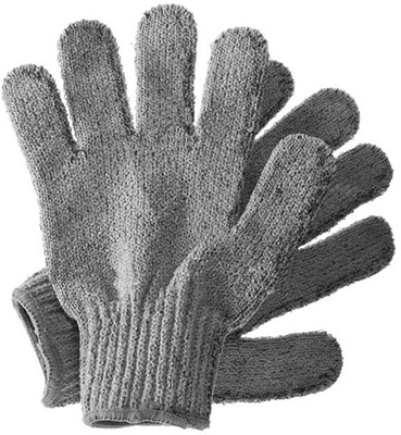Hydrea London Carbonised Bamboo Shower Glove/Pair Hydrea London Carbonised Bamboo Shower Glove/Pair