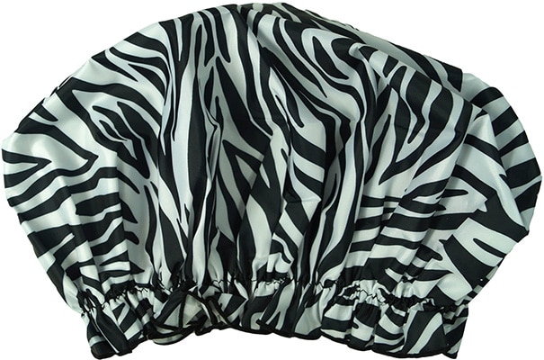 Hydrea London Shower Cap – Zebra Pattern Hydrea London Shower Cap - Zebra Pattern