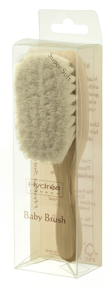 Hydrea London Baby Brush with Soft Goats Hair Bristles 100% Hydrea London Baby Brush with Soft Goats Hair Bristles 100% - Image 3