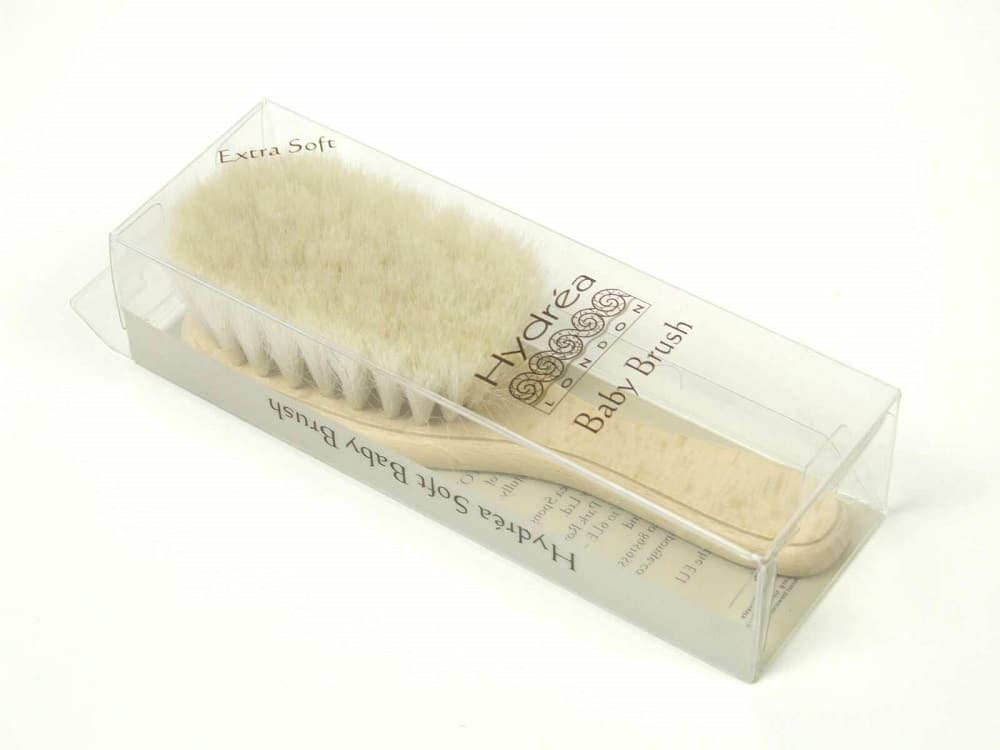 Hydrea London Baby Brush with Soft Goats Hair Bristles 100% Hydrea London Baby Brush with Soft Goats Hair Bristles 100% - Image 2