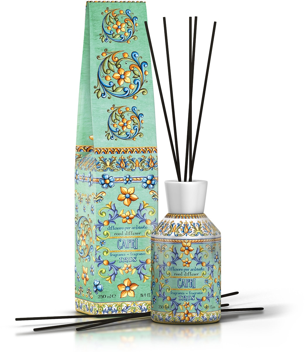 Maioliche Iris Of Capri Room Fragrance With Sticks Maioliche Iris Of Capri Room Fragrance With Sticks