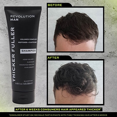 Revolution Man Thicker Fuller Shampoo Revolution Man Thicker Fuller Shampoo - Image 2