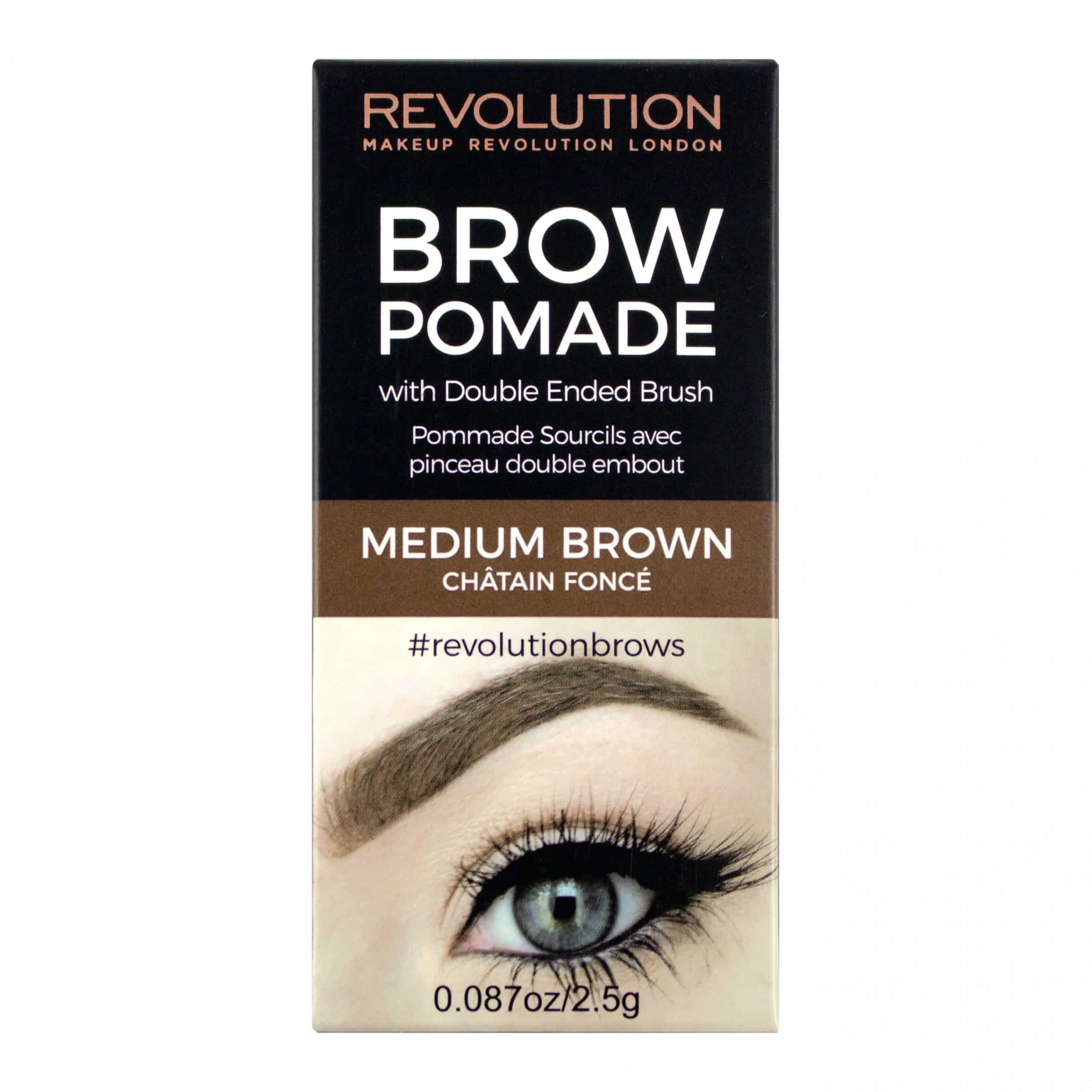 Revolution Brow Pomade – Medium Brown Revolution Brow Pomade - Medium Brown - Image 2