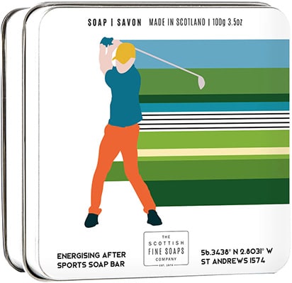 Scottish Fine Soaps  Soap In A Tin Sports - Golf