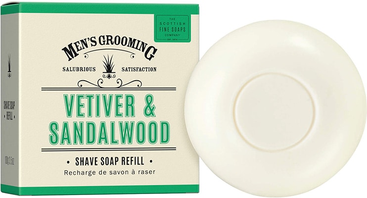 Scottish Fine Soaps  Vetiver & Sandalwood Shave Soap Refill