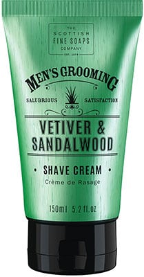 Scottish Fine Soaps  Vetiver & Sandalwood Shave Cream