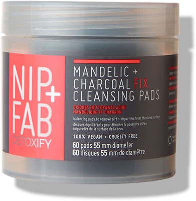 NIP+FAB Mandelic + Charcoal Fix* Pads Daily