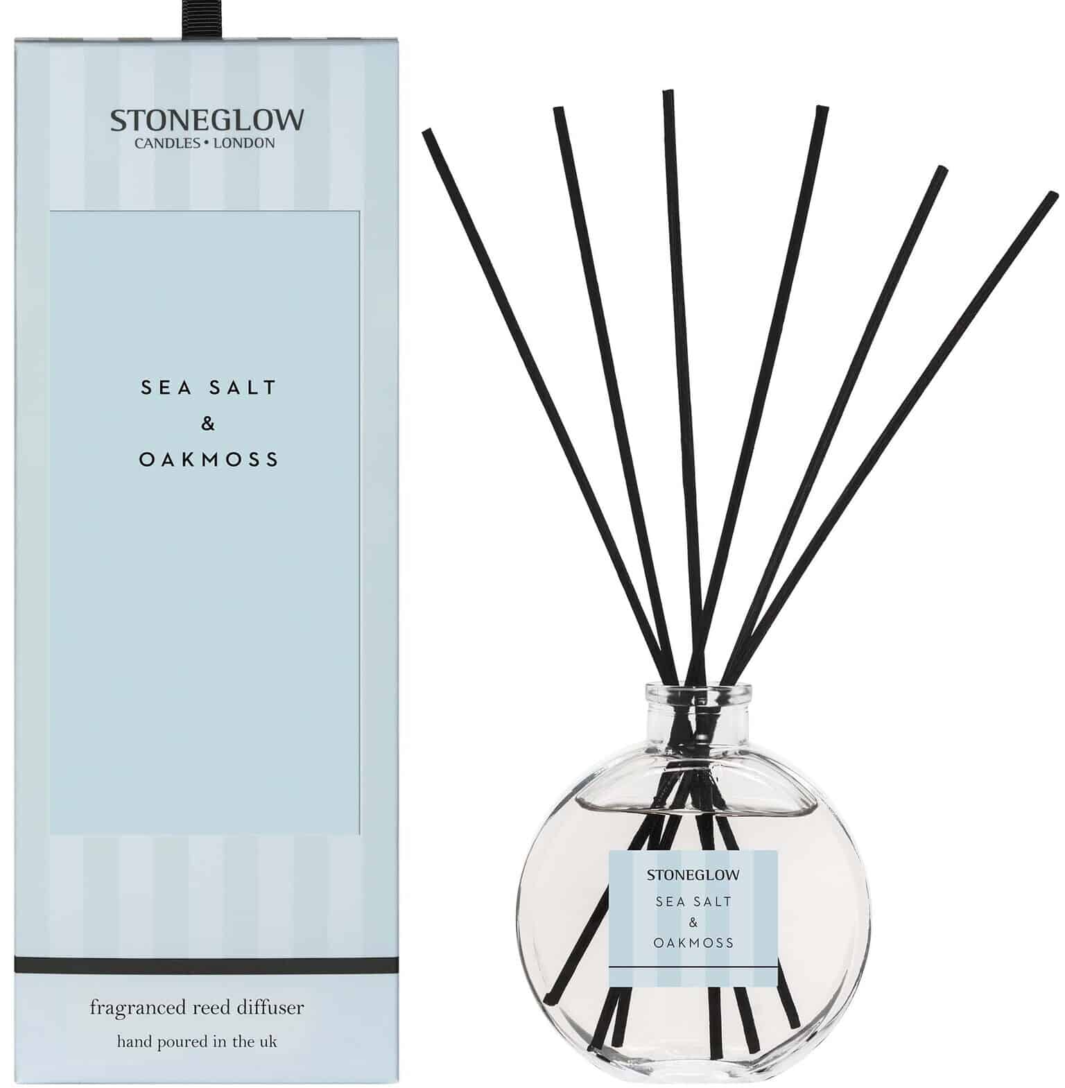 StoneGlow Modern Classics – Sea Salt & Oakmoss – Reed Diffuser StoneGlow Modern Classics - Sea Salt & Oakmoss - Reed Diffuser