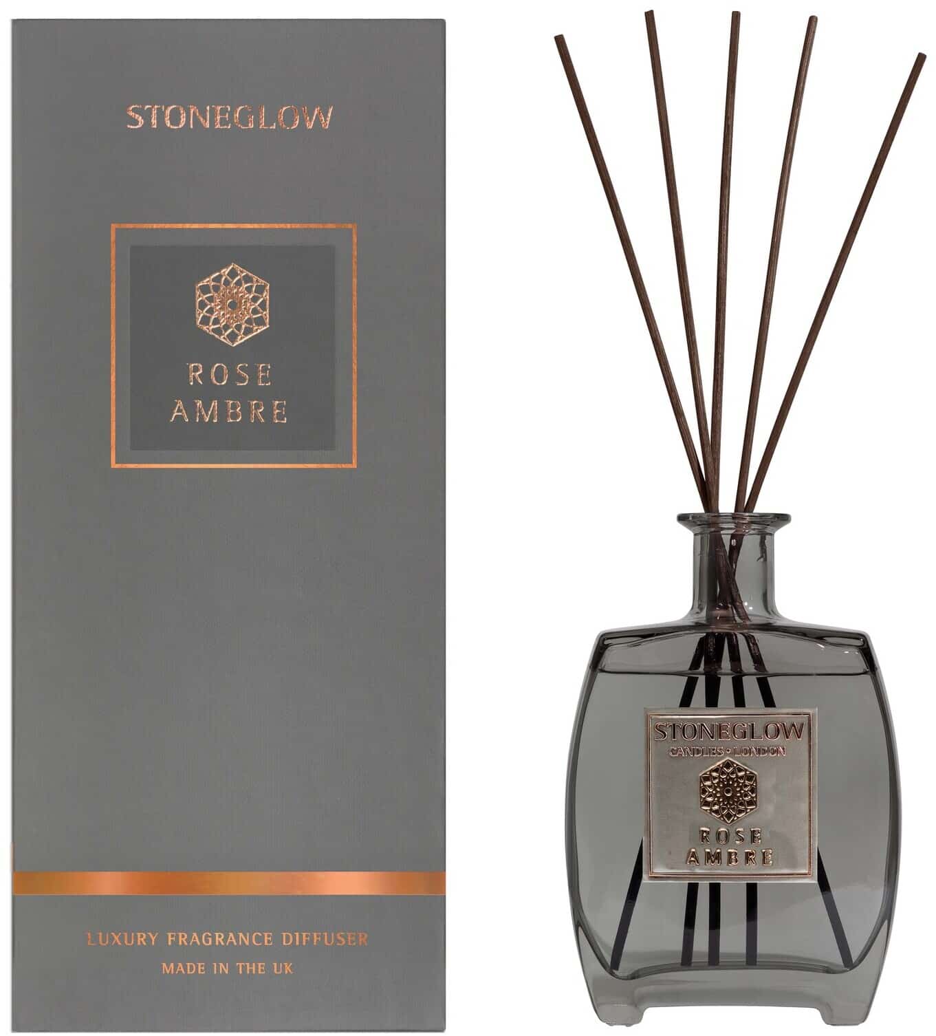 Stoneglow Metallique – Rose Ambre – Reed Diffuser Stoneglow Metallique - Rose Ambre - Reed Diffuser